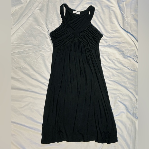 Calvin Klein Sleeveless Black Halter Dress - Picture 1 of 4